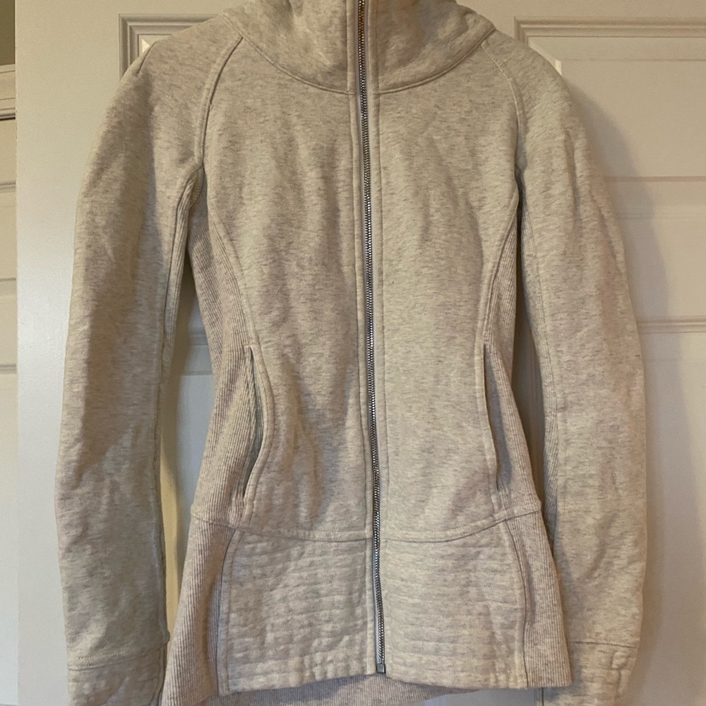 lululemon Radiant Jacket in light gray